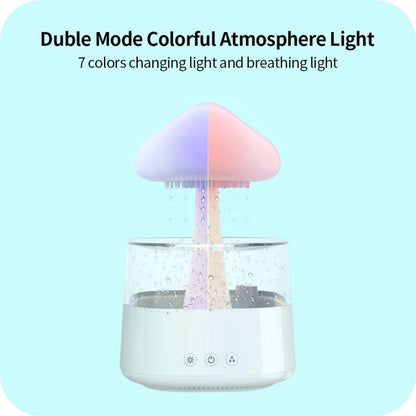 Raindrop Aromatherapy Ultrasonic Humidifier, featuring Colorful Lamp and Cloud-like Diffusion Technology