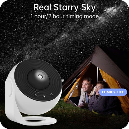 Galaxy Projector Night Light - 360° Rotate Starry Sky Planetarium Lamp