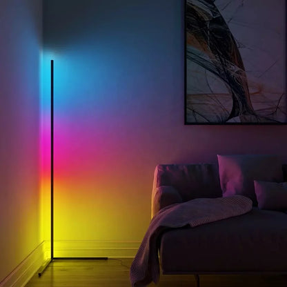 ColorWave: Smart RGB Dream Lamp with Music Sync - Modern 16 Million Color Changing Standing Mood Light with APP & Remote Control