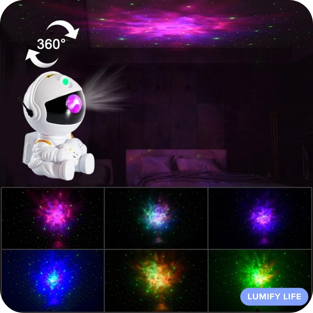 Galaxy Star Projector LED Night Light Starry Sky Astronaut