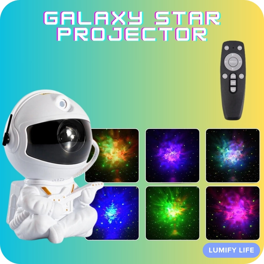 Galaxy Star Projector LED Night Light Starry Sky Astronaut