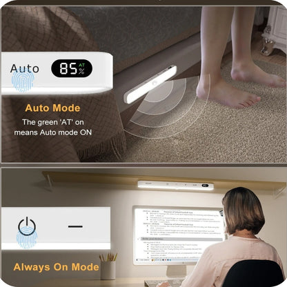 Wireless Touch Light Bar - Motion Sensor Cabinet Light, Rechargeable Battery