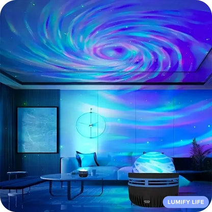 Swirling Water Ripple Starlight Projection Lamp